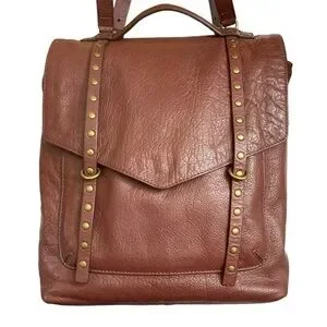 Lucky brand reddish brown studded backpack bag POINT LEATHER BACKPACK | Lucky Brand main image 3